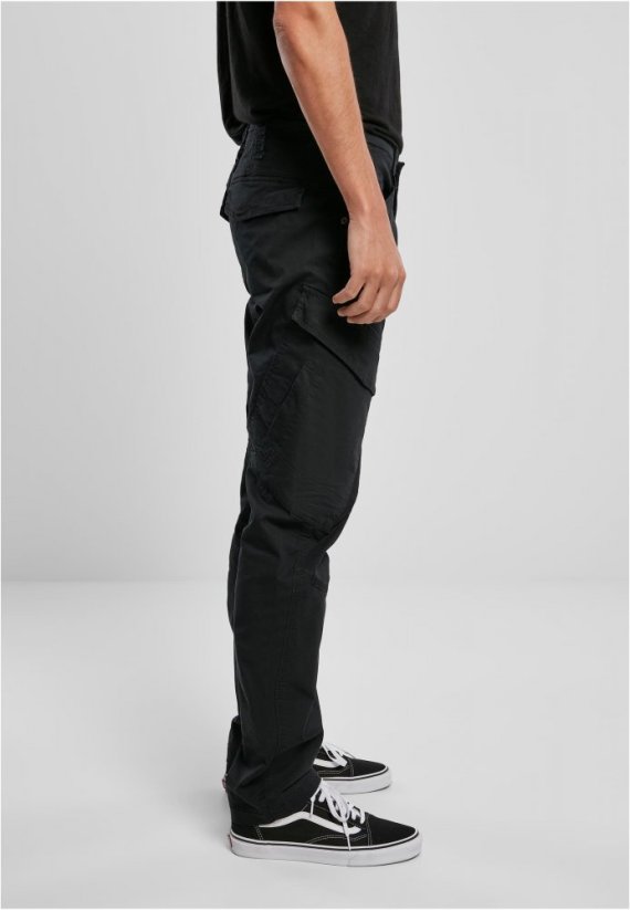 Adven Slim Fit Cargo Pants - black - Velikost: S