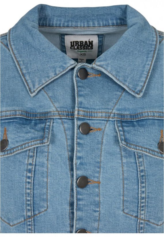 Damska kurtka dżinsowa Urban Classics Ladies Organic Denim Jacket - jasnoniebieski