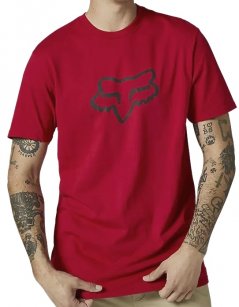 T-Shirt Fox Legacy Fox Head ss flame red