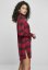 Dámská košile Urban Classics Check Shirt Dress - tmavě modrá/červená