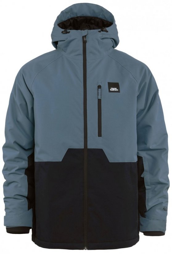 Zimní snowboardová pánská bunda Horsefeathers Crown - modrá, černá - Velikost: XL