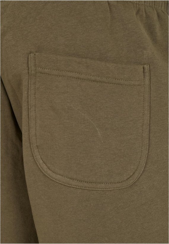 Pánské tepláky Urban Classics Basic Sweatpants 2.0 - tmavě olivové
