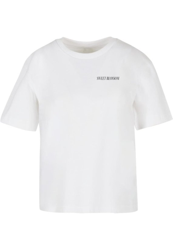 Sweet Blossom And Beauty Tee black L - white