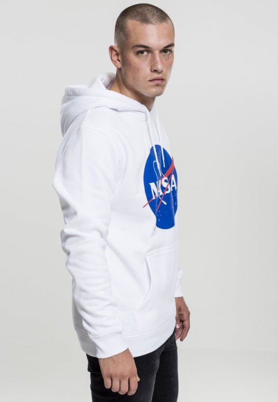 Bluza Mister Tee NASA Hoody - white