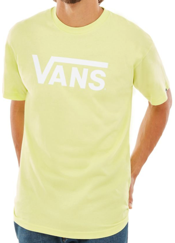 T-Shirt Vans Classic sunny lime-white