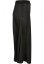 Sukně Urban Classics Ladies Satin Midi Skirt - black - Velikost: M