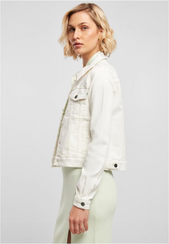 Damska kurtka jeansowa Urban Classics Organic - biała