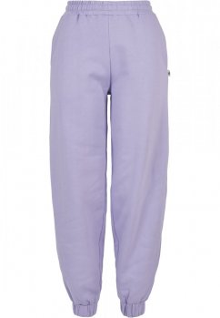 Damskie spodnie dresowe Urban Classics Organic High Talia Ballon Sweat Pants - fiolet