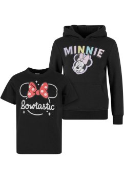 T-Shirt & Hoody 2 Pack - Minnie Mouse black+black 122/128
