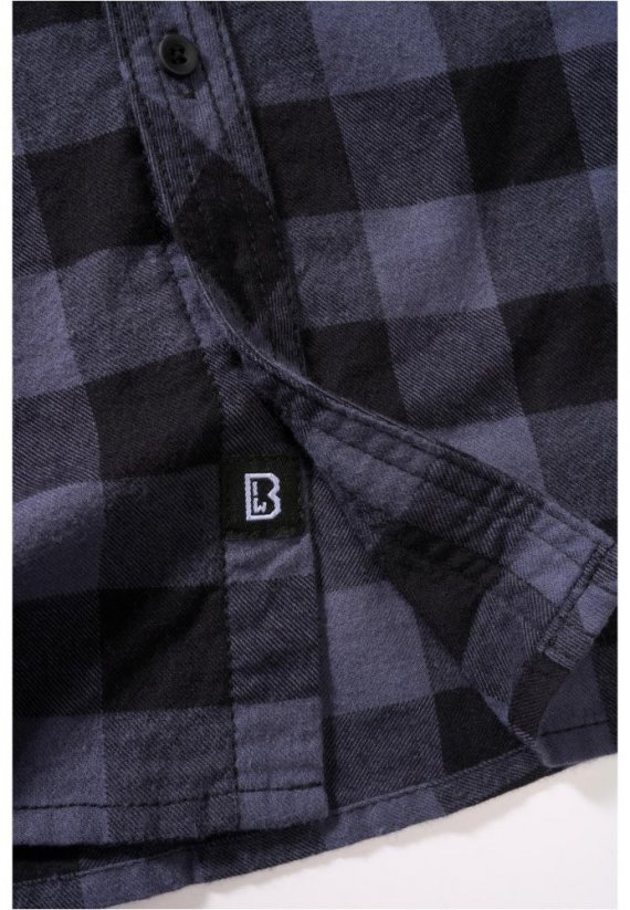 Košile dětská Brandit Checkshirt Kids - black/grey