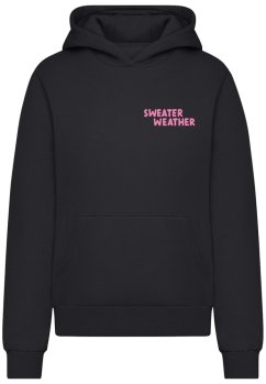 Sweater Weather Ladies Fluffy Hoody black 4XL