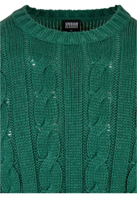 Pánsky sveter Urban Classics Boxy Sweater - green