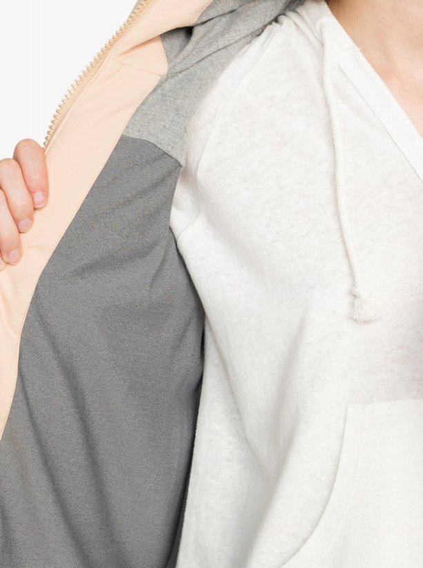 Zimná páperová dámska bunda Roxy Neeva - ružová
