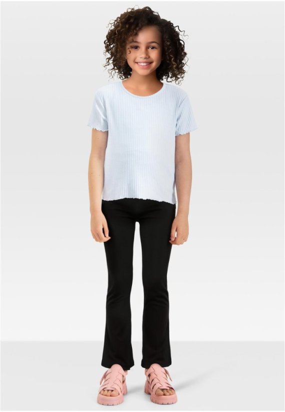 Girls Recycled High Waist Flared Leggings