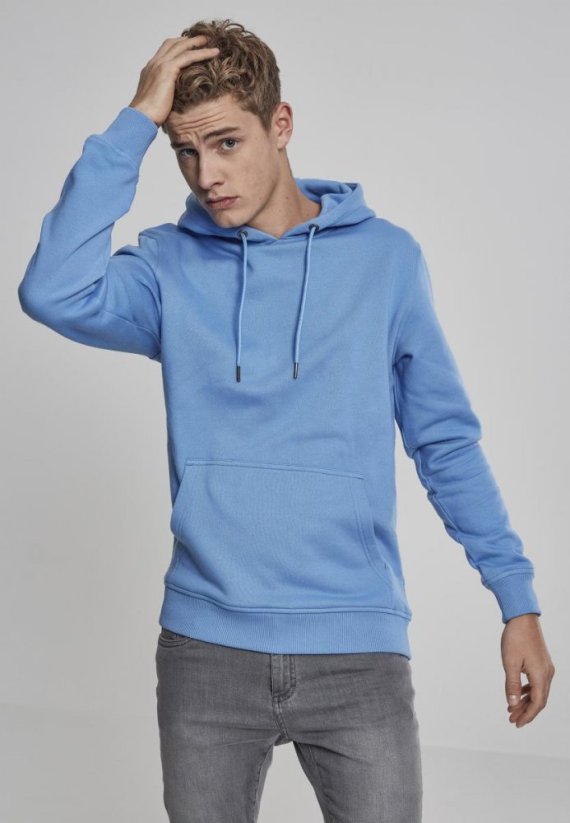 Mikina Urban Classics Basic Sweat Hoody - horizonblue