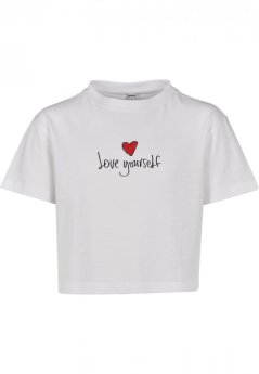 Tričko Kids Love Yourself Cropped Tee