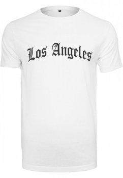 Los Angeles Wording Tee - white