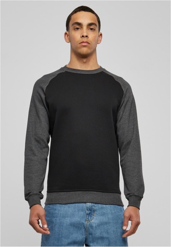 2-tone Raglan Crewneck - Rozmiar: 4XL