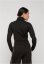 Ladies Slim Fit Scuba Track Jacket - black