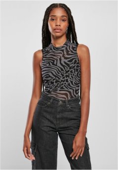 Body Urban Classics Ladies Sleeveless Mesh Body - asphalt/black