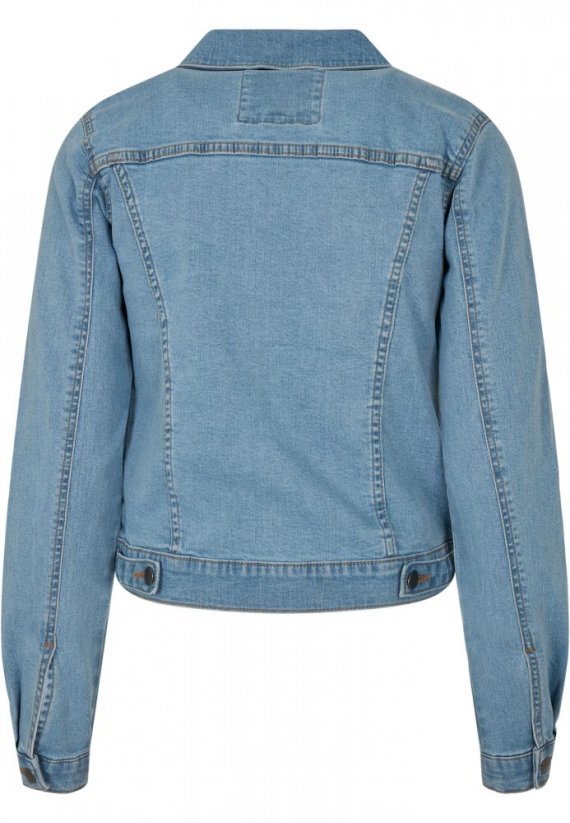 Svetlomodrá dámska džínsová bunda Urban Classics Ladies Organic Denim Jacket