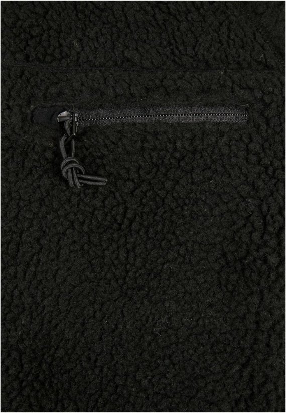 Čierna pánska bunda Brandit Teddyfleece Worker Jacket - Veľkosť: 6XL