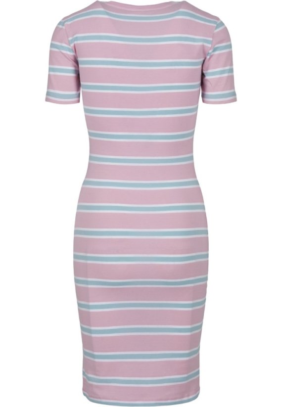 Ladies Stretch Stripe Dress