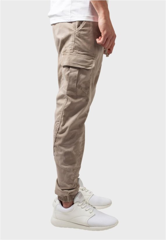 Camo Cargo Jogging Pants - sand camo