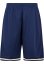 Stripes Mesh Shorts blkredwht XL - darkblue/black/white