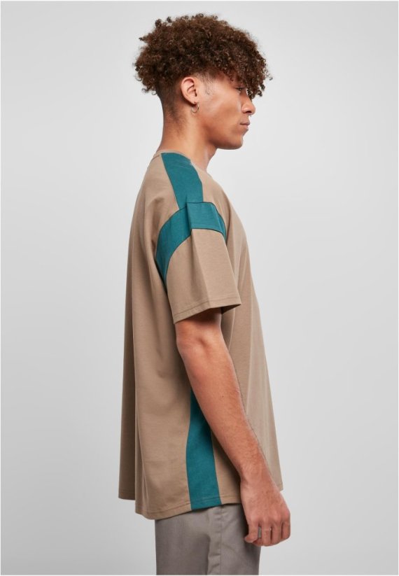 Active Tee - darkkhaki/teal