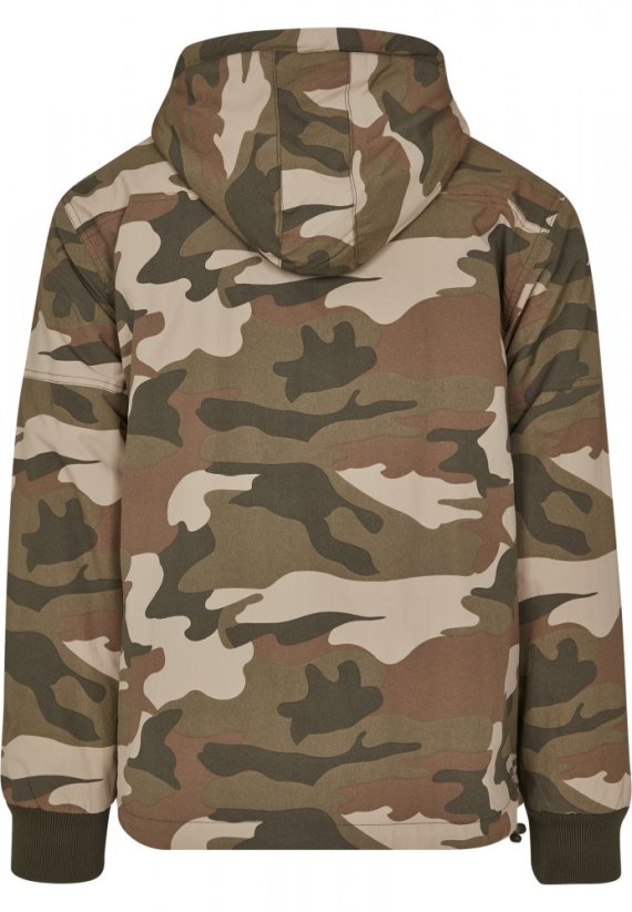 Pánská bunda Brandit Pull Over Windbreaker - wood camo