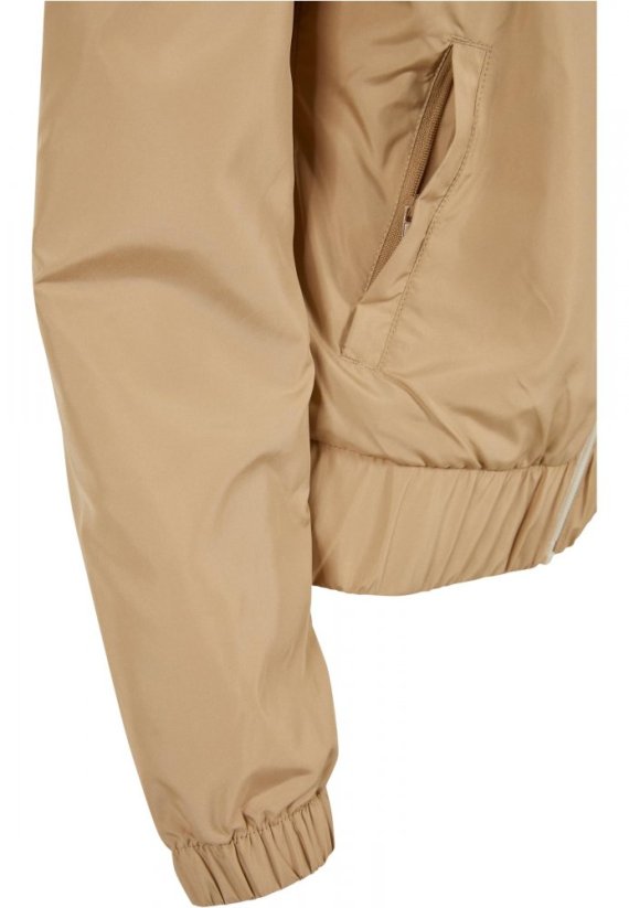 Dámská jarní/podzimní bunda Urban Classics Ladies Arrow Windbreaker - béžová,bílá