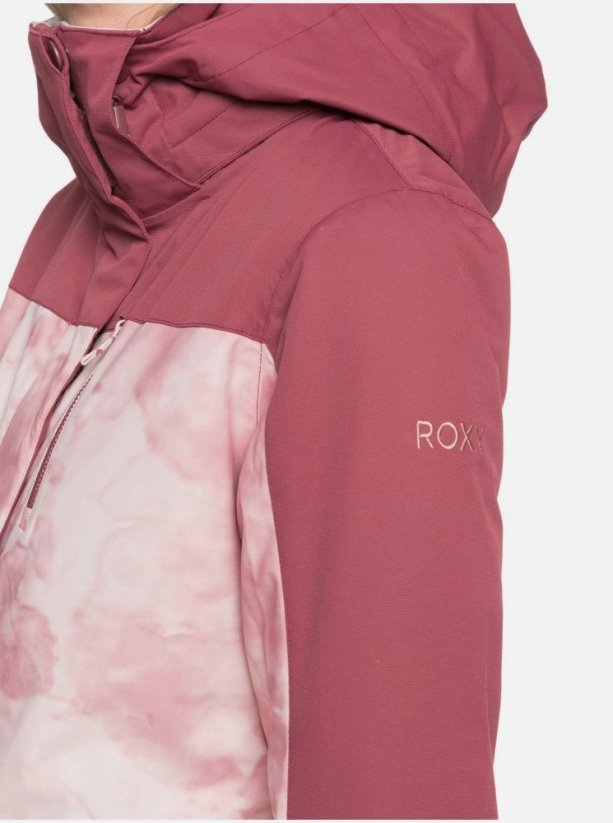 Bunda Roxy Jetty Block silver pink tie dye