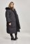 Černý dámský zimní kabát Urban Classics Oversize Faux Fur Puffer