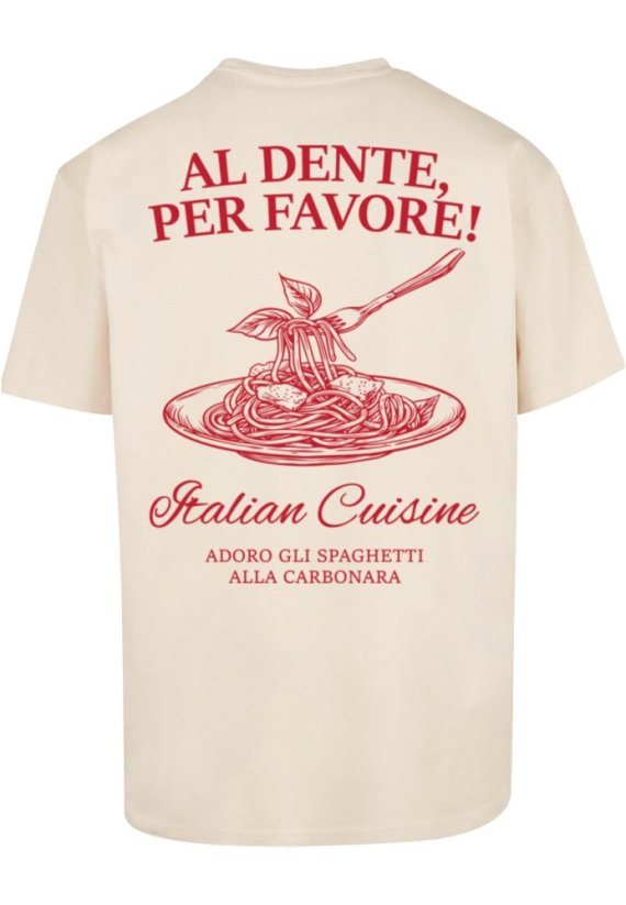 Al Dente Per Favore Tee - sand - Rozmiar: L