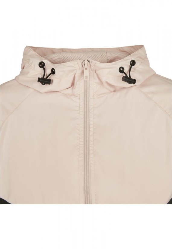 Dámská jarní/podzimní bunda Urban Classics Ladies Arrow Windbreaker - růžová,černá
