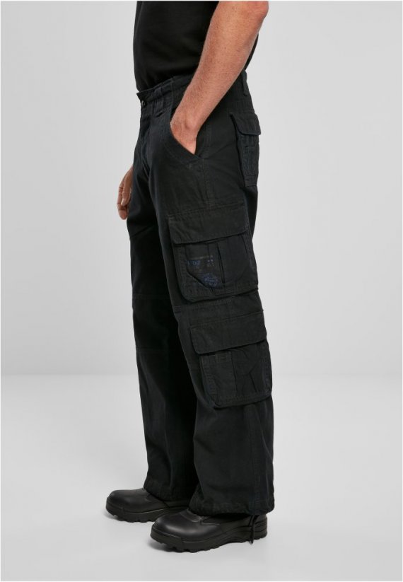 Pánske nohavice Brandit Vintage Cargo Pants - black