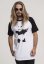 Pánske tričko Brandalised - Banksy´s Graffiti Panda Raglan Tee vwhite/black