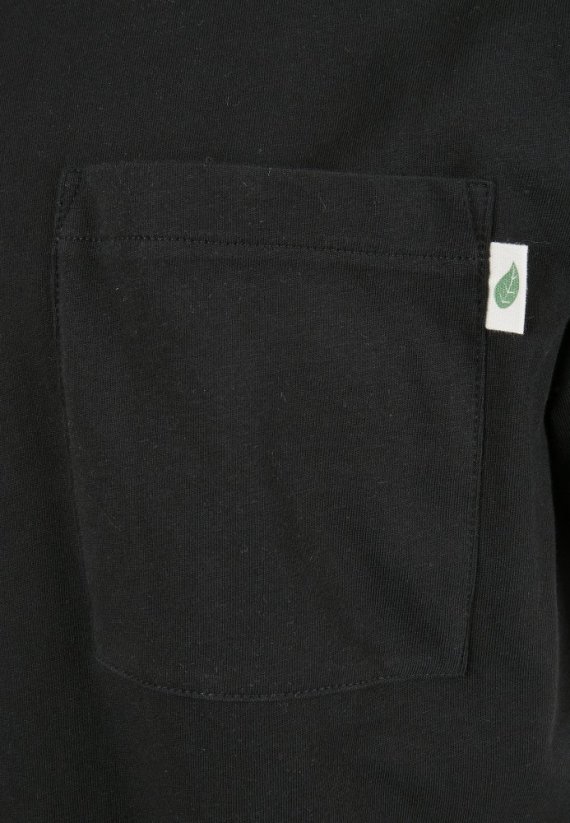 Organic Cotton Basic Pocket Tee - black