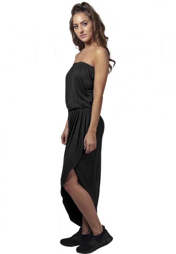 Sukienka Urban Classics Ladies Viscose Bandeau Dress - black