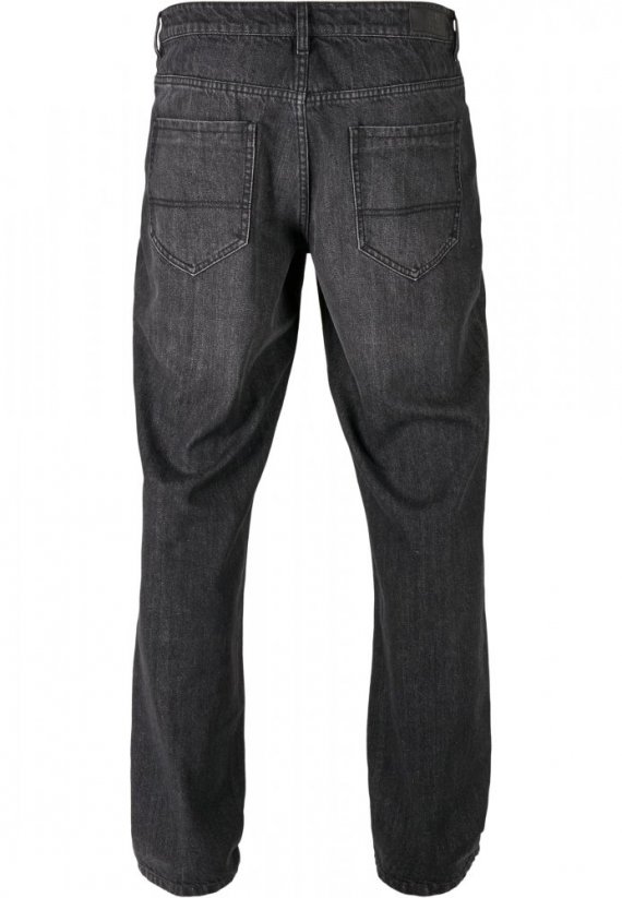 Męskie jeansy Urban Classics Loose Fit Jeans - czarne