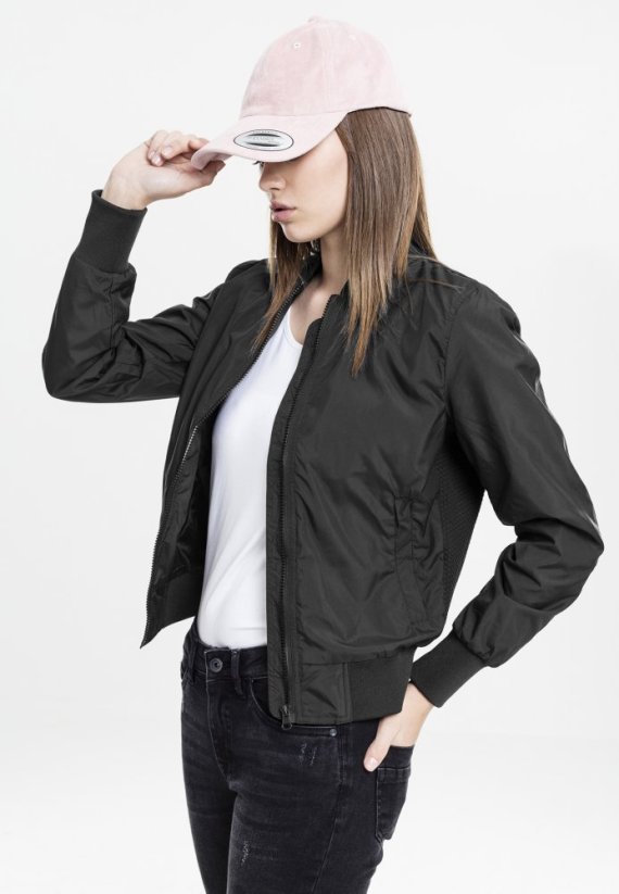 Dámská jarní/podzimní bomber bunda Urban Classics - černá