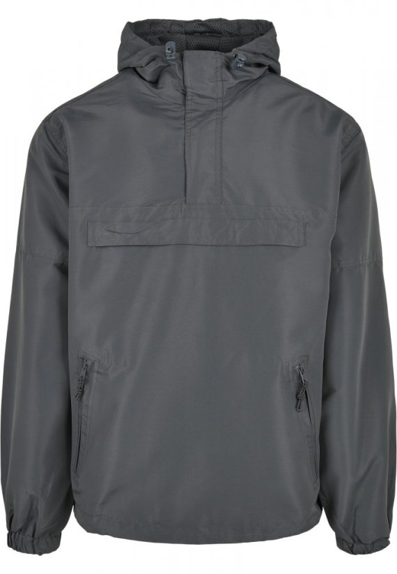 Pánská jarní, podzimní bunda Brandit Summer Pull Over - anthracitová