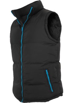 Vesta Urban Classics Contrast Bubble Vest - blk/tur