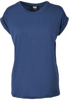 Ladies Extended Shoulder Tee - darkblue