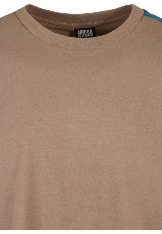 Active Tee - darkkhaki/teal