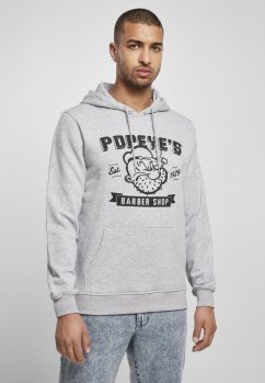 Popeye Barber Shop Hoody - grey