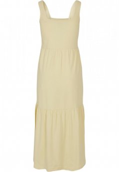 Dámské šaty Urban Classics Ladies 7/8 Length Valance Summer - žluté