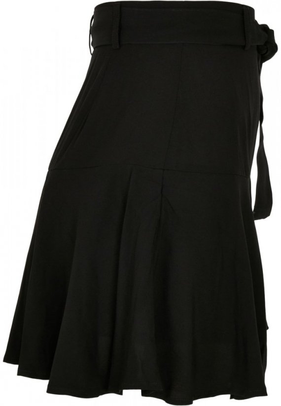 Ladies Viscose Mini Skirt - black