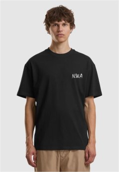 N.W.A Logo FB Oversize Tee  - black